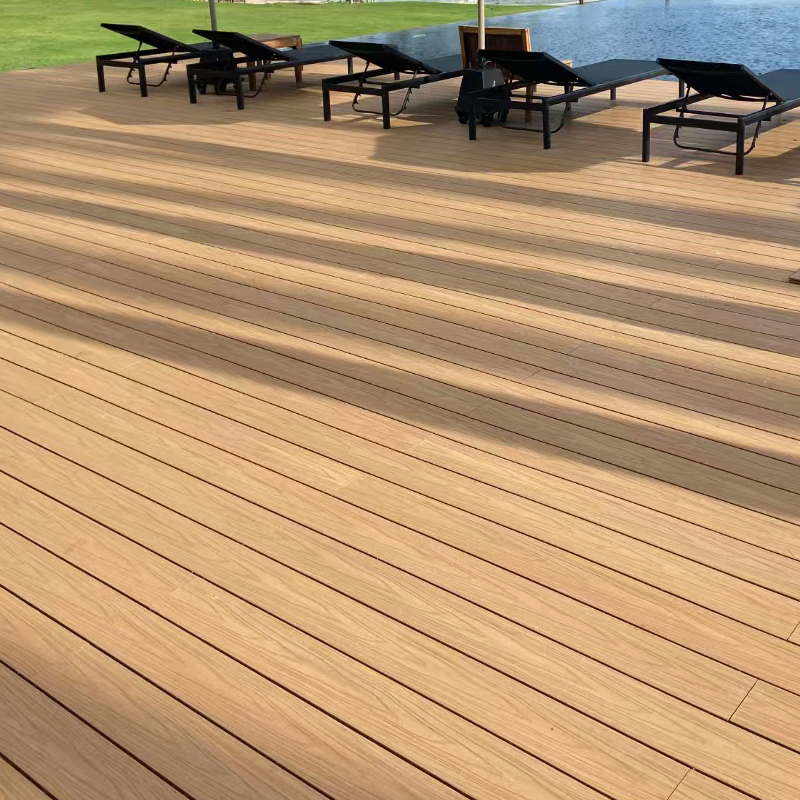Outdoor Flooring Waterproof Wood Plastic Composite Terrace WPC Decking