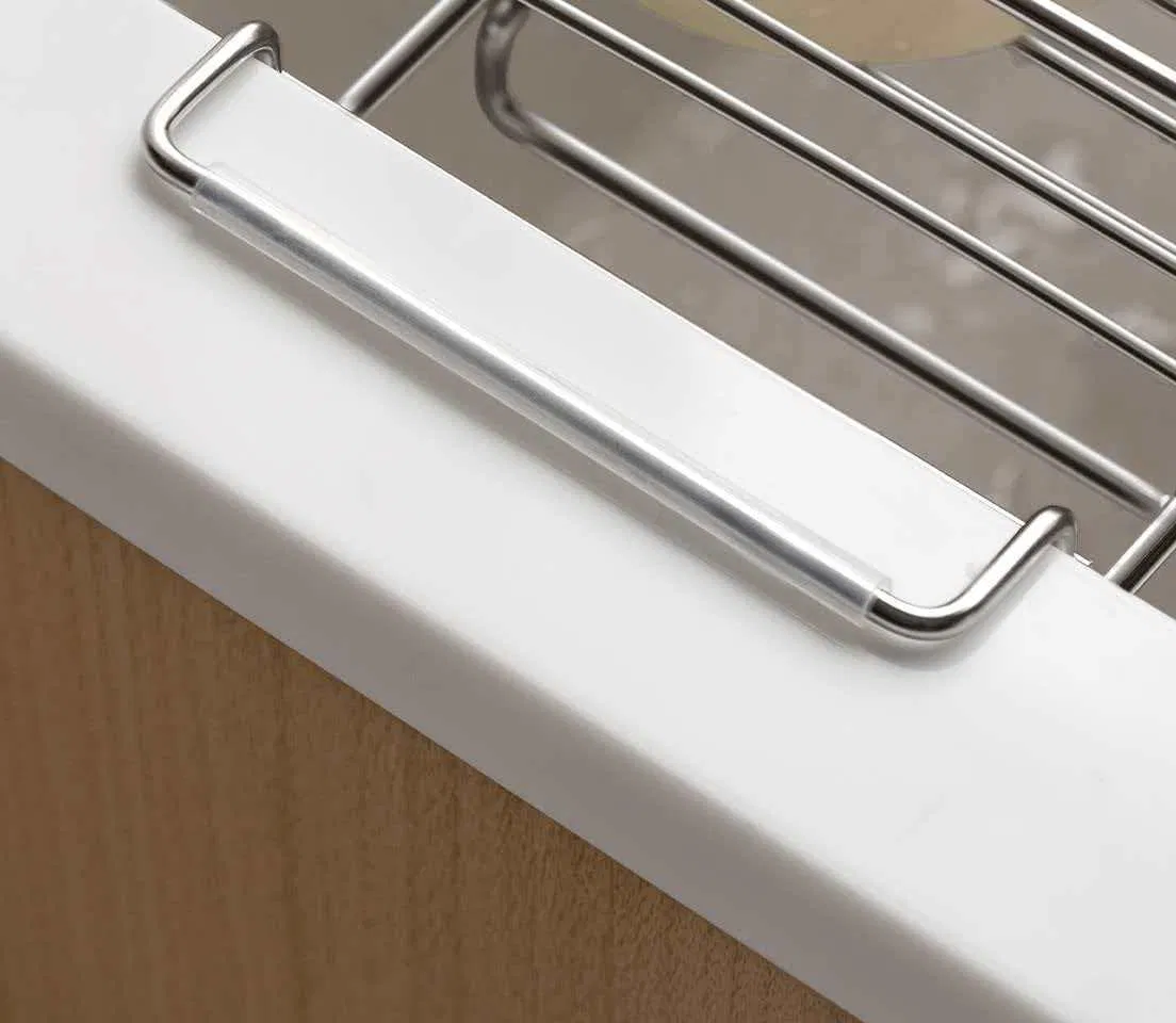 Expandable Stainless Steel Dish Drainers for Kitchen Counter, Dish Dryer Rack for Inside Sink, Over The Sink Dish Racks 1PCS, Silver (Large)