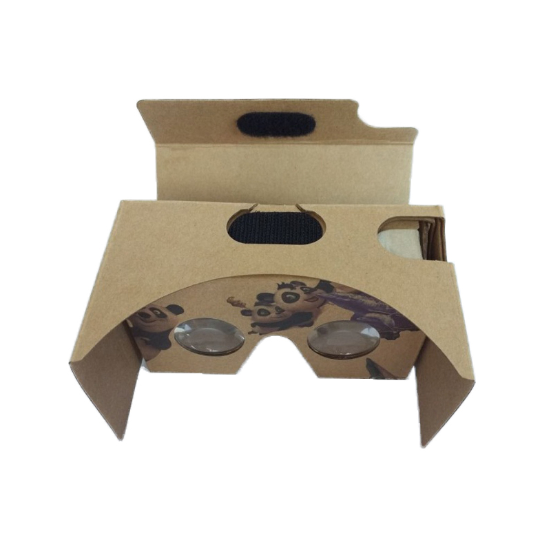 Cheap Price OEM High Quality Virtual Reality Google Cardboard Custom Brand Logo Cardboard Glasses for 3D Video