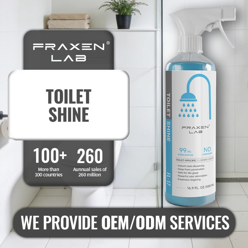 Toilet Cleaner Factory Supply Direct Manufacturer Low MOQ Powerful Toilet Cleaning Chemical for Household and Commercial Use