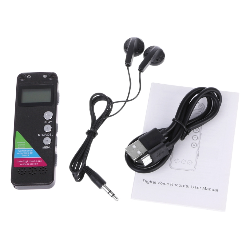 Диктофон 8GB с активацией голосом, MP3