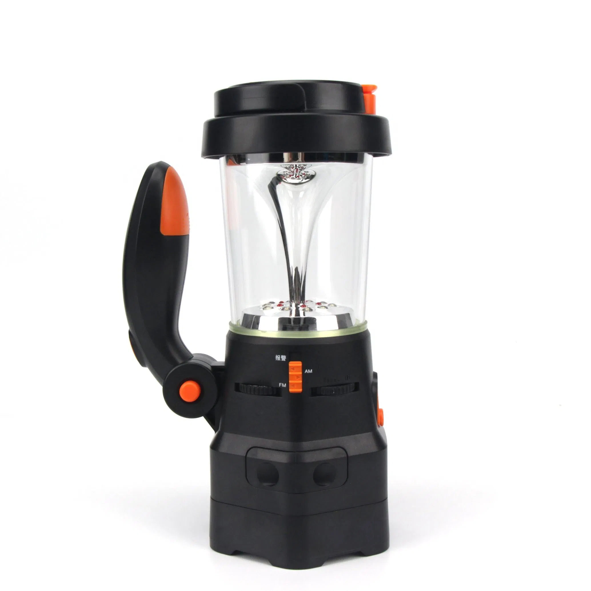 Радио с солнечной батареей, динамо-машиной и фонариком