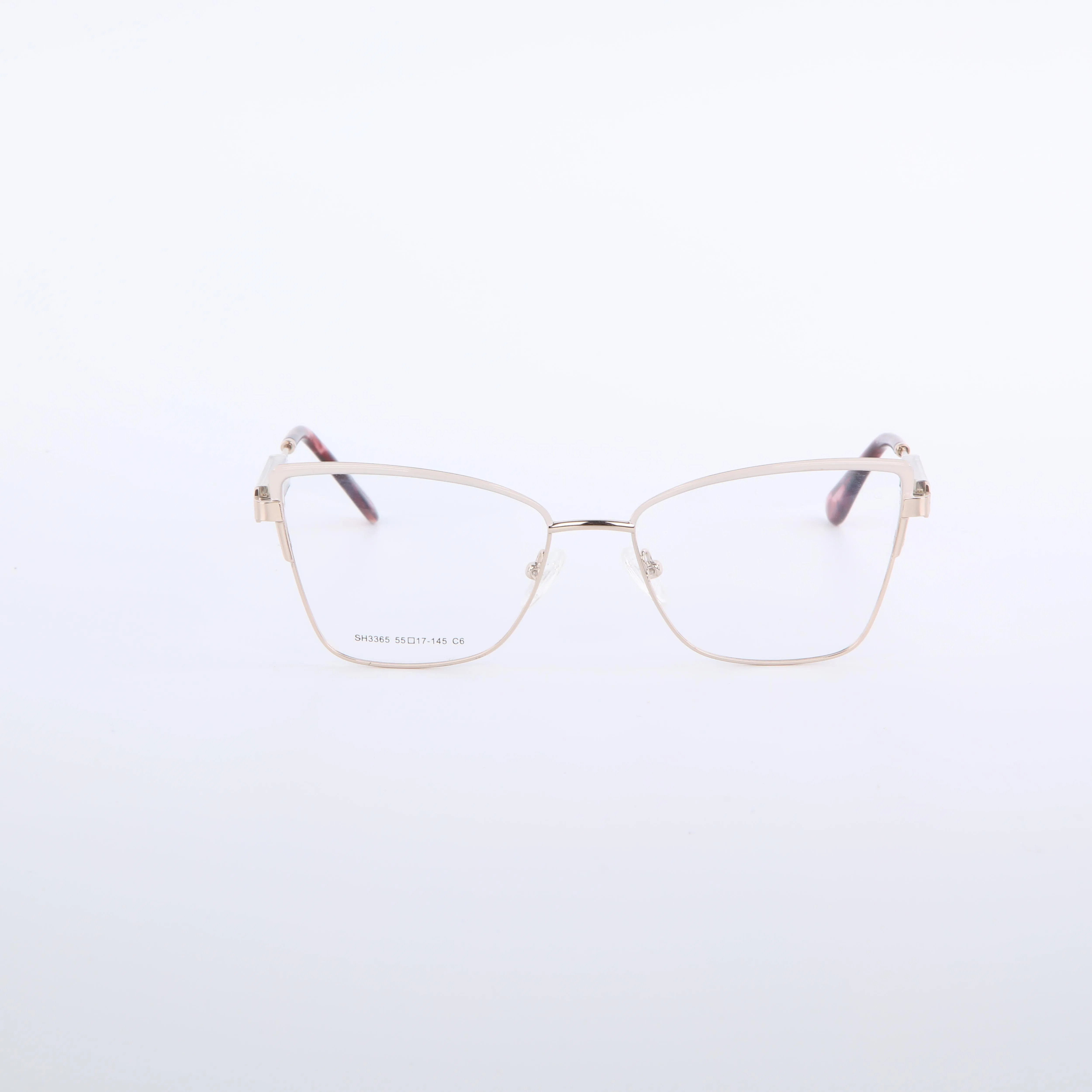 Kids School Glasses Custom Gun &amp; White Myopia Optical Eyeglasses