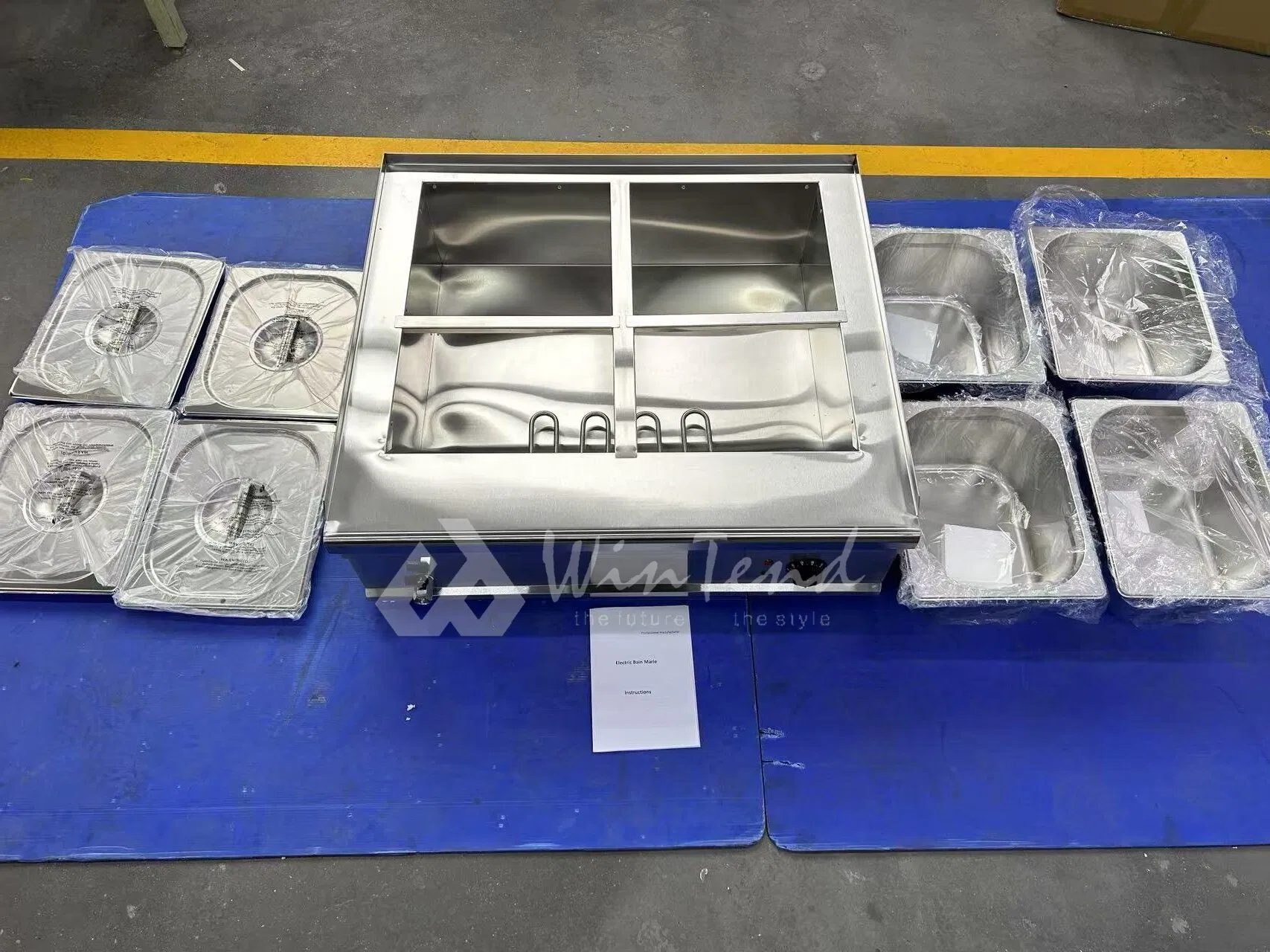 Factory Direct Electric Four Pots Bain Marie Food Warmer Pot Counter Top Restaurant for Kitchen Wares