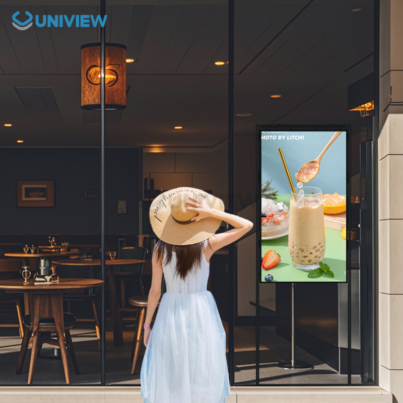 Двусторонний LCD-дисплей 55 дюймов для торгового центра