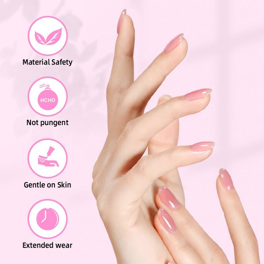 Wholesale Builder Nail Extension Gel Custom Color No Burn Self Leveling Hard Gel Professional Use