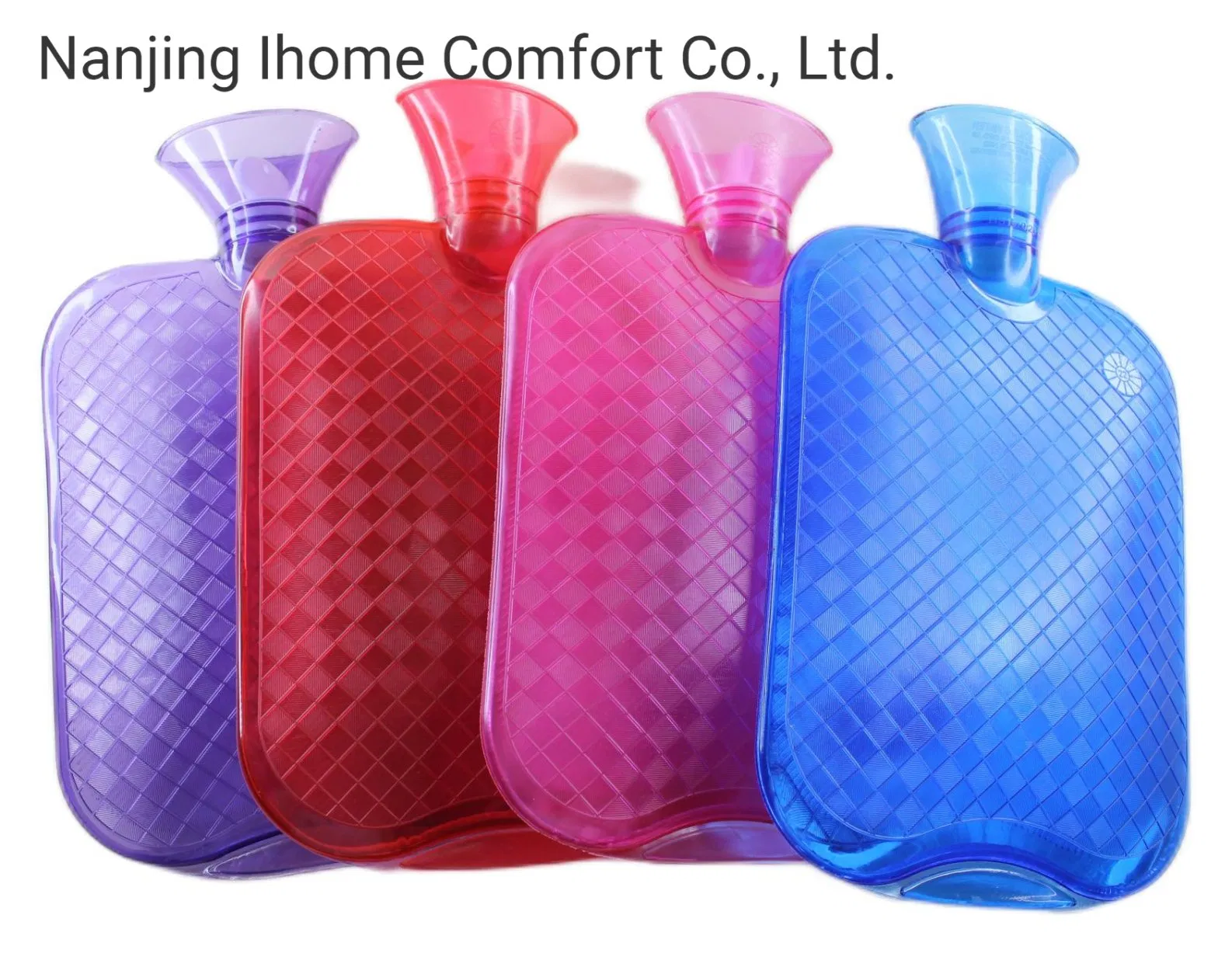 Removable Cute Water-Filling PVC Hot Water Bottle Bag with Cover for Pain Relief and Gift