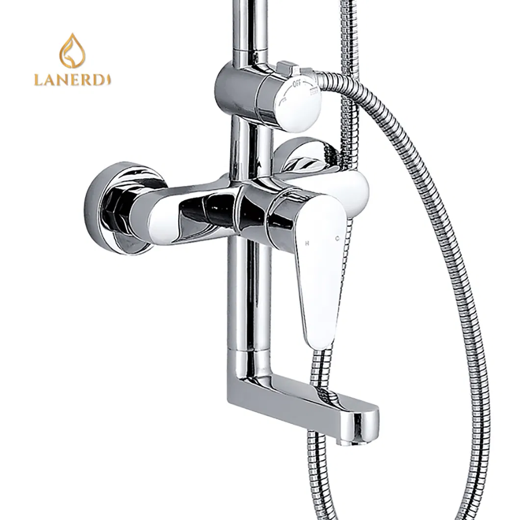 Душевая система Lanerdi Luxury, хром