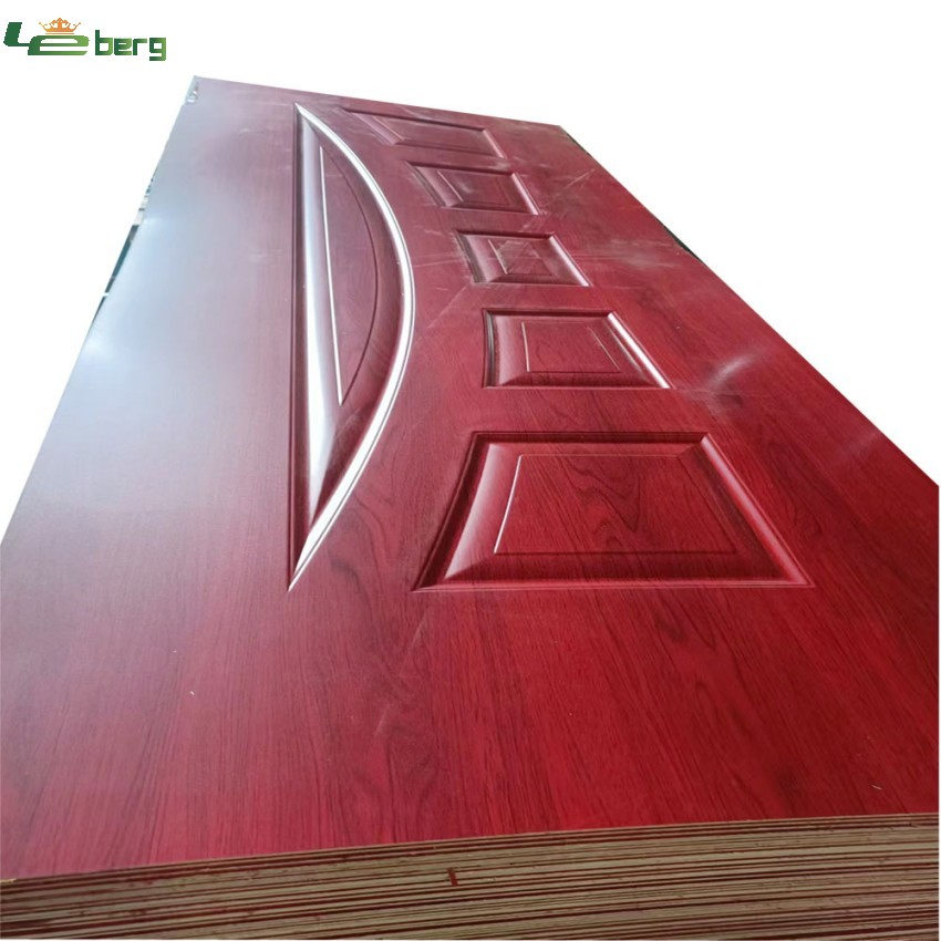 HDF Laminated Melamine Paper/Veneer Door Skin