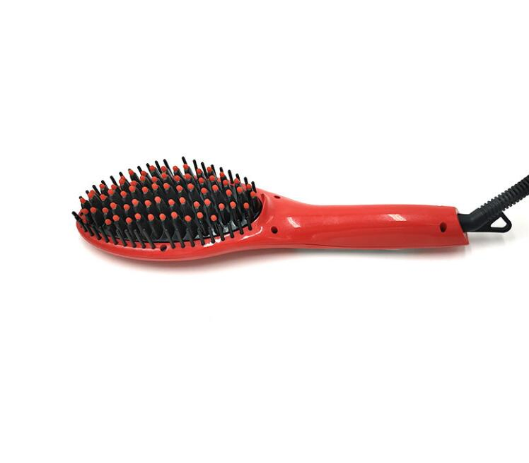 Ceramic Electric Hair Straightener Brush, Different Colors