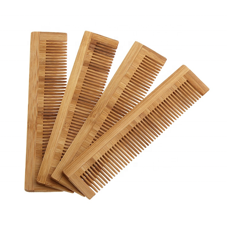 Wholesale High Quality Natural Bamboo Hotel Disposable Bamboo Comb Customizable Logo