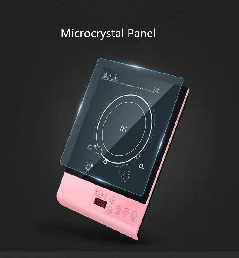 Ultra Thin Microcrystal Panel Multifunction Touch Control Electric Induction Infrared Wok Cooker