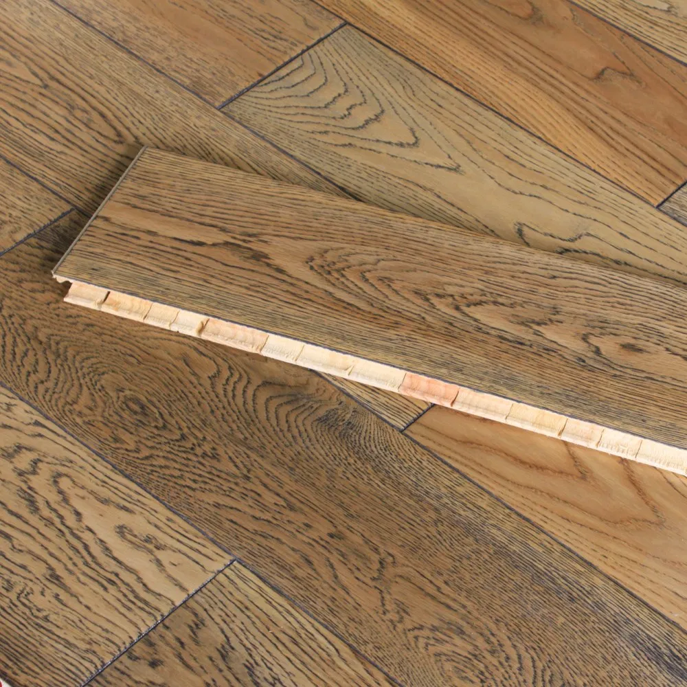 Euro Oak Engineered Wood Floor with UV Oil for Heating