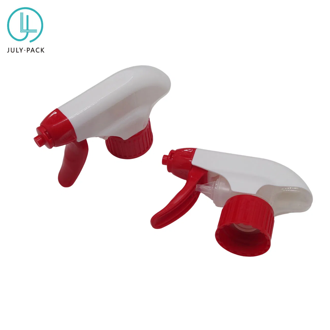 Customized Red Color Adjustable Nozzel 28/410 Full Plastic Trigger for Refillable Cleaning Bottles