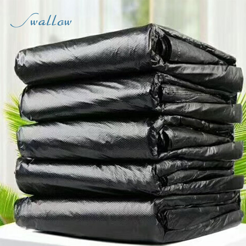 Прочные мусорные пакеты 240 л на ролике, черные