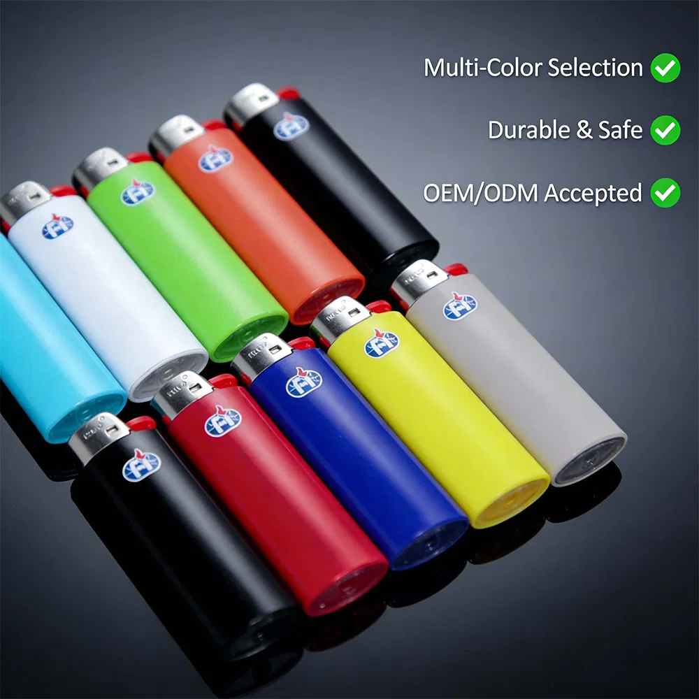 Fast Turnover 3-Pack Retail Blister Packaging Checkout Lighter