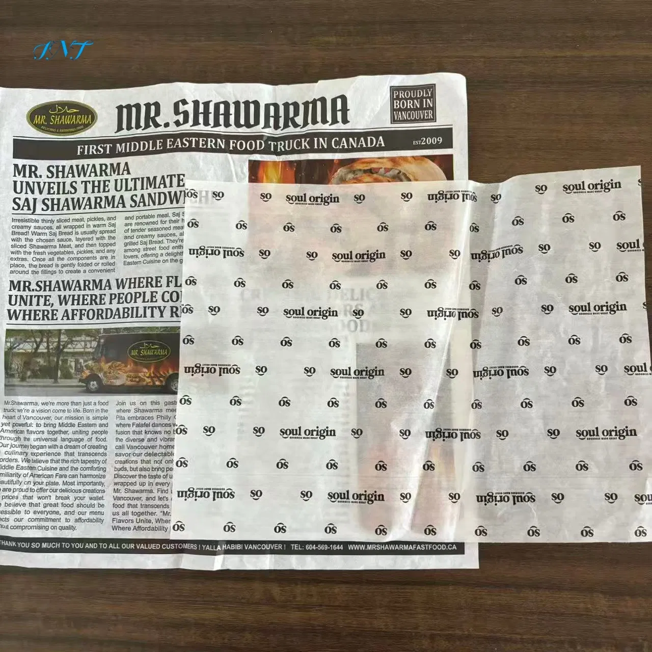 Waterproof Oil-Resistant Placemat Paper for Home & Catering Use