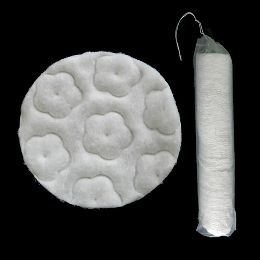 Flower Pattern Cotton Material Cosmetic Pads