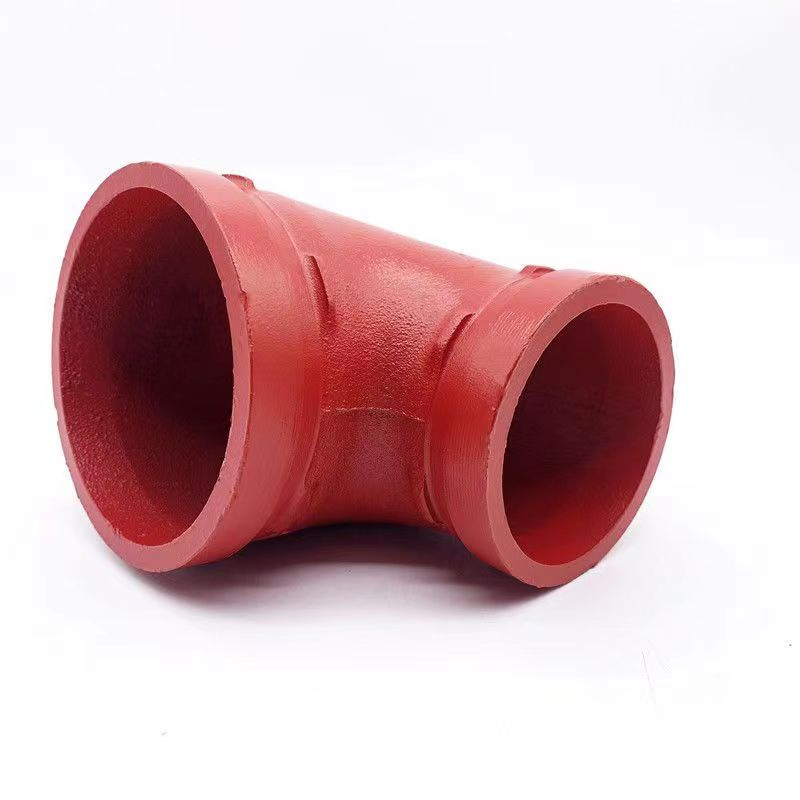 Cast Iron Galvanized Pipe Fittings Fire Fighting Black Malleable Iron Pipe Fitting
