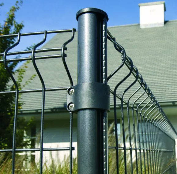 4mm *76.2*12.7anti Climb 358 High 3D Security PVC Welded Wire Mesh Fence