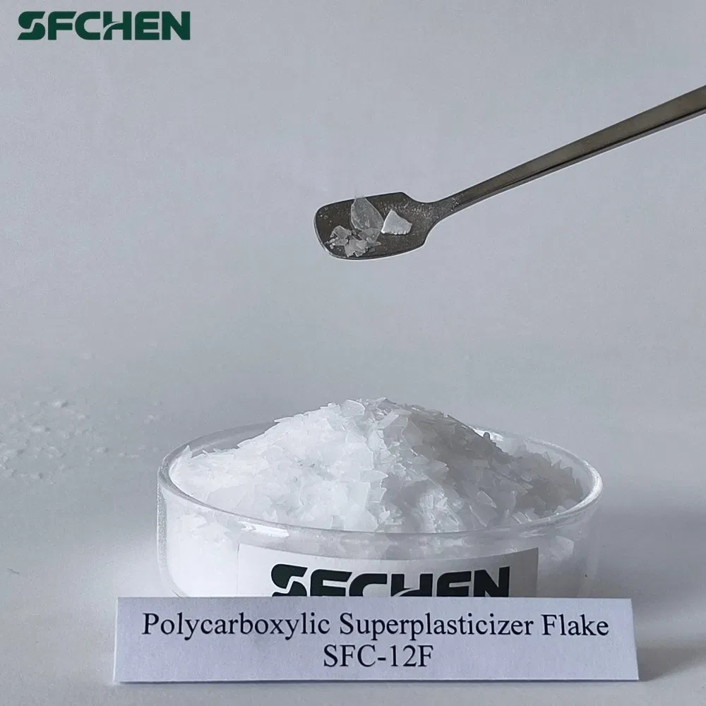 Sfc-12f 98% Content 32% Water-Reducing Rate Concrete Admixture Water Reducer PCE Polycarboxylate Superplasticizer in Precast and Various Engineering Concrete
