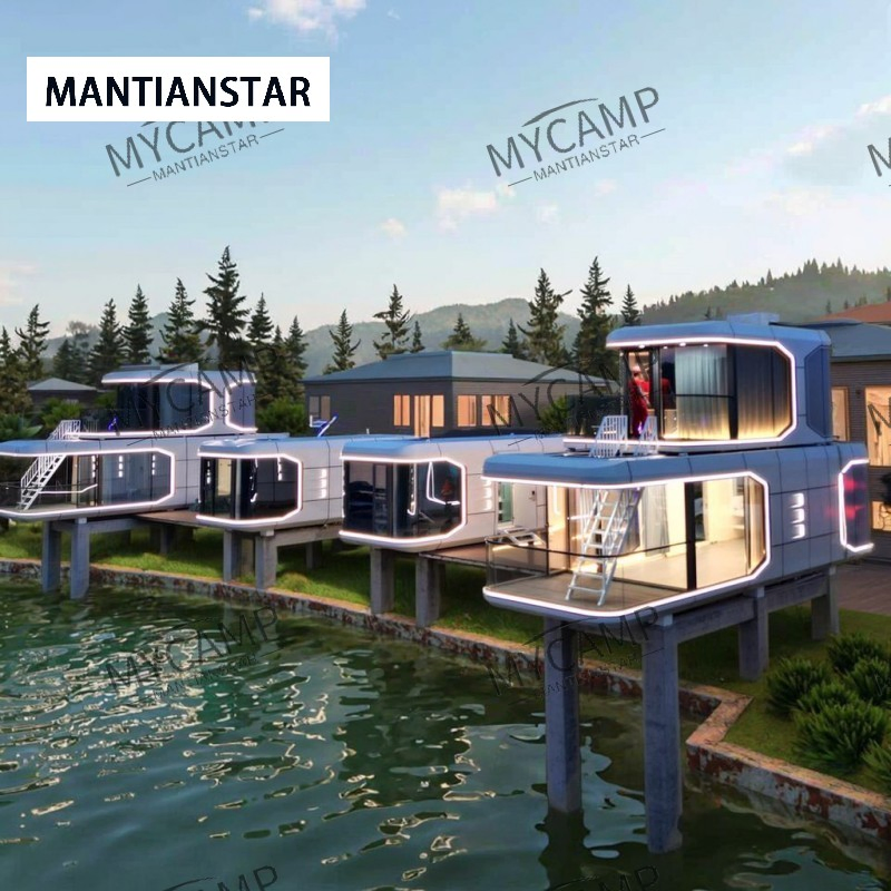 40FT Luxury Detachable Container House 3 Bedroom Mobile Home with Kitchen Toilet Modular Home Portable Removable House
