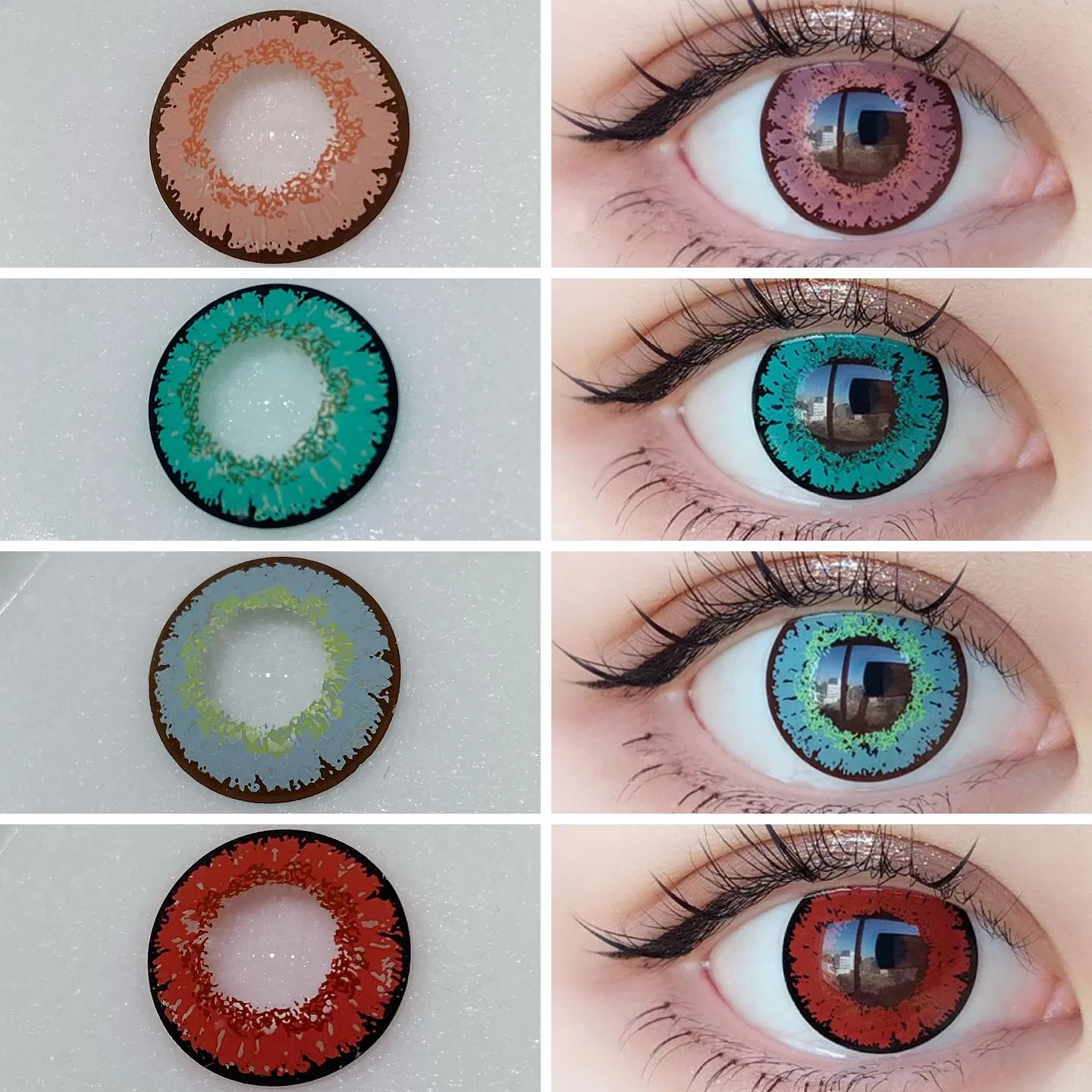 Factory Direct Colour Contact Lenses Lentes De Contacto De Color Halloween Cosplay Eye Contacts Lens