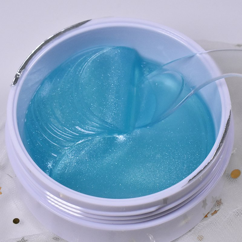 Wholesale Factory Price Remove Dark Circlels Anti-Aging Hydrogel Blue Collagen Nourishing Eye Gel Mask