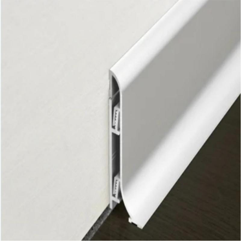 Ceramic Floor Wall Corner Aluminium Skirting Line Silver Tile Trim Profile