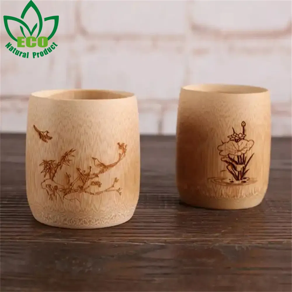 Бамбуковая пивная кружка без ручки, 20 oz