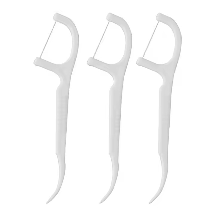 Carefully Selected Materials Bulk Eco Friendly Toothpick Dental Floss Picks Flosser