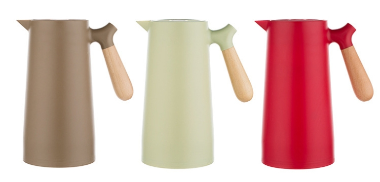 Double Wall Glass Inner PP Shell Heat Preservation Kettle Bottle