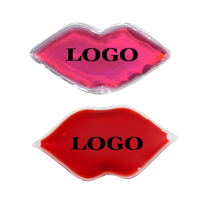 2019 Reusable Lip Ice Pack Cool Ice Gel Pack with Logo Print