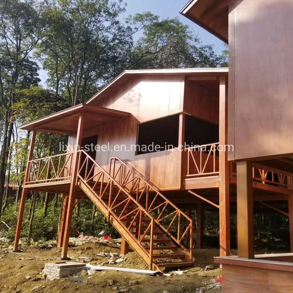 Vacation Prefab Steel House Prefabricated Building Steel Frame Modular House