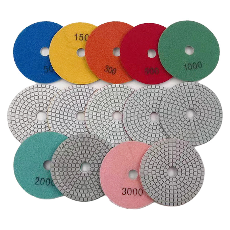 Wet Polishing Pad Diamond Flexible Pad for Marble Tile Ceramic Granite Concrete