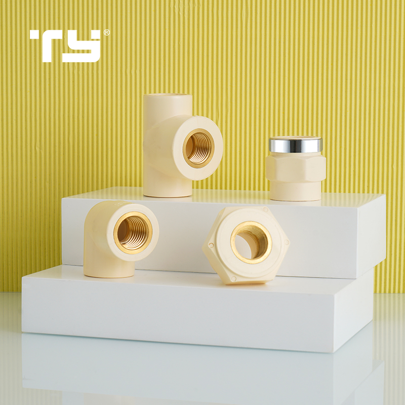 High Pressure CPVC DIN Standard Pipe Tube Fittings Equal Tee