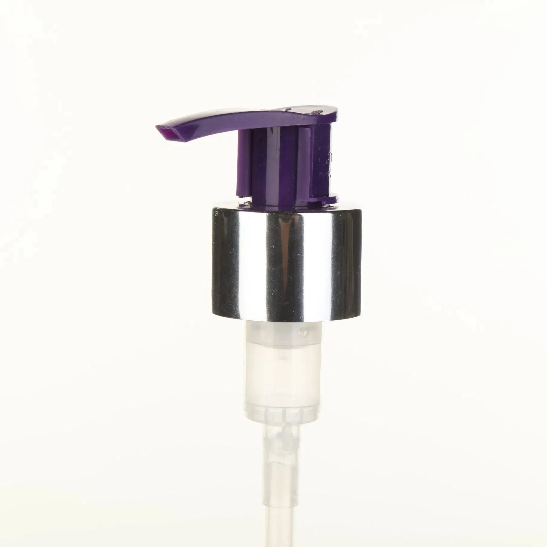 24/410, 28/410 Left-Right Lock Alum Plastic Lotion Pump of UV Sliver