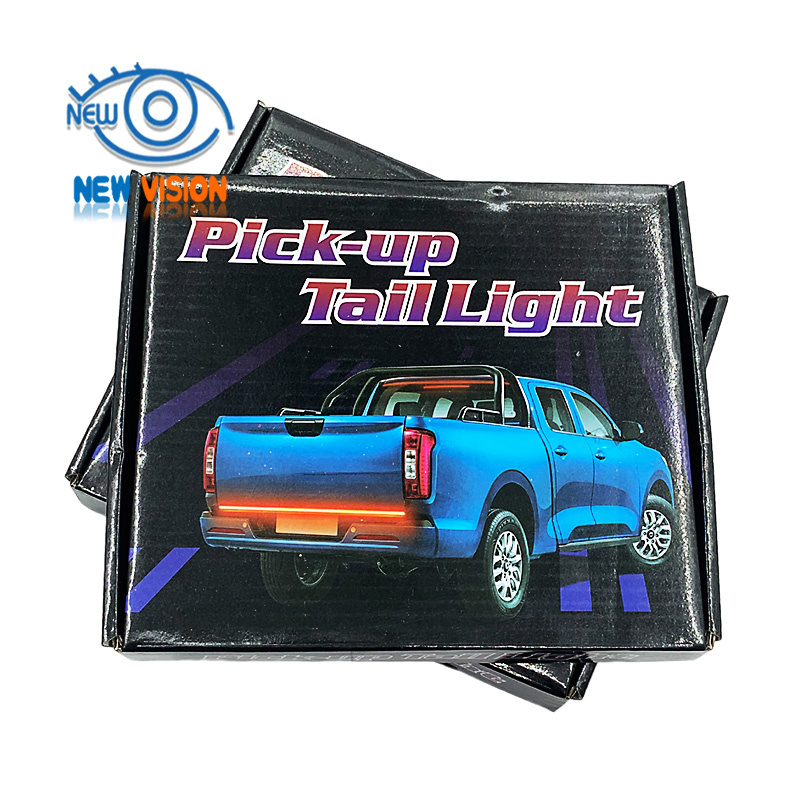 Светодиодная лента для авто, красная+янтарная, 1.2м/1.5м