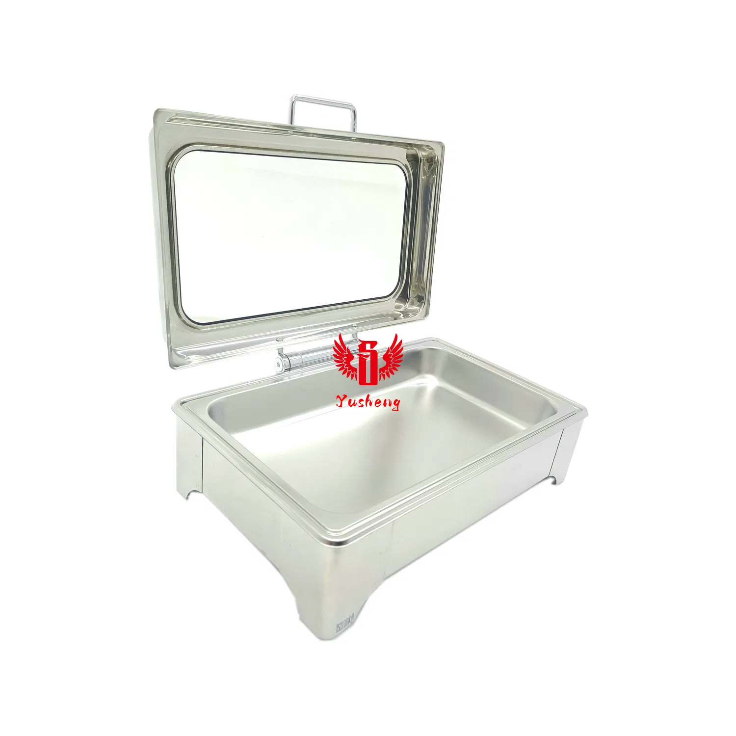 Stainless Steel Short Stand Hydraulic Rectangle Buffet Dishes