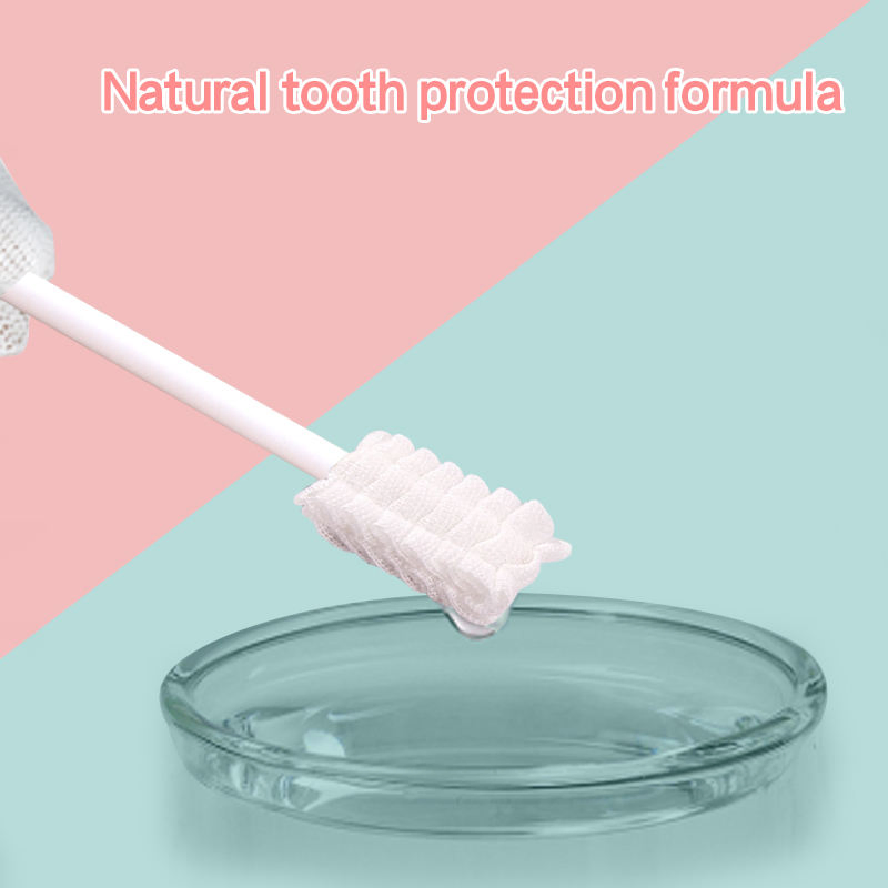 Hot Selling Disposable Cotton Toothbrush Oral Tooth Cleaner
