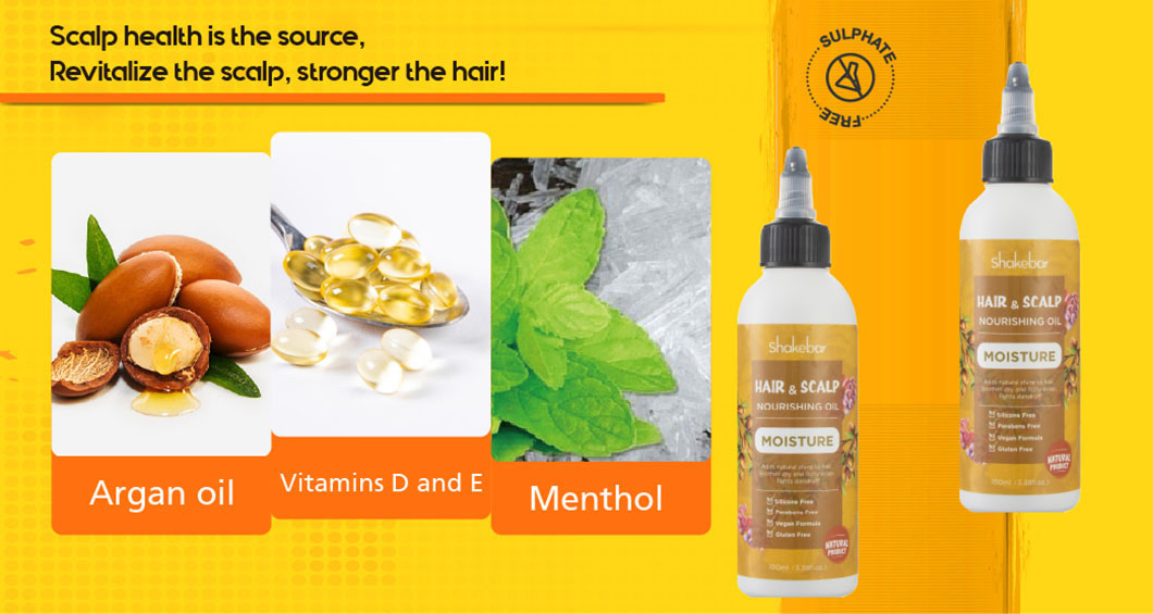 Shakebar Brand Natural Organic Scalp Itching Oil