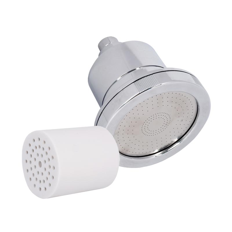 High Output Universal Shower Filter with Replaceable Multi-Stage Filter Cartridge