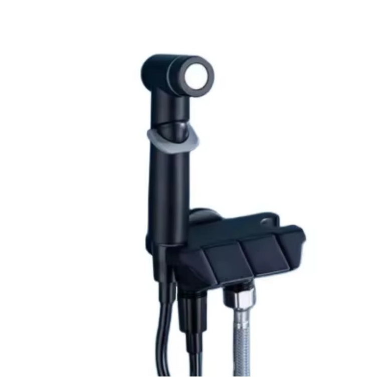 Wall Mounted and Handheld Shattaf Bidet Sprayer Modern Design Style Stainless Steel High Flush for Toilet ABS Brass Body