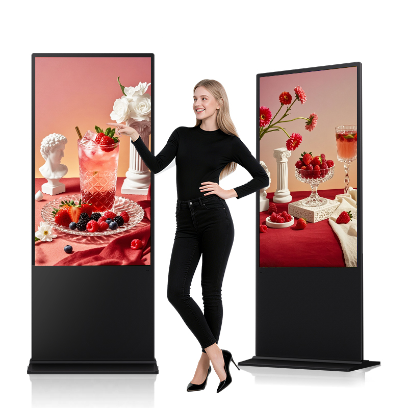 Full Color Indoor Touch Screen Digital Signage Kiosk 75 Inch Sdk