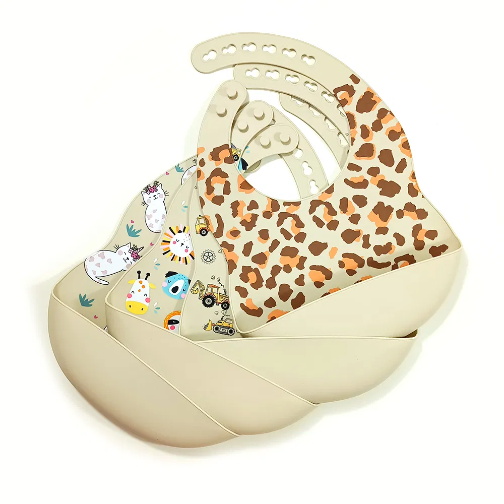 Manufacturer Wholesale Price Custom Logo Pattern Waterproof Animals Baby Bibs