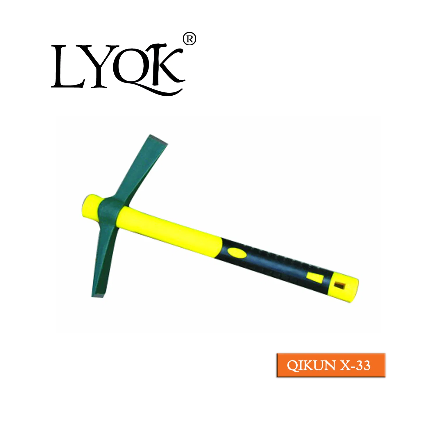 X-32 High Quality Rail Steel 65mn Agriculture Farm Garden Hardware Hand Tools Pick Head Mattock Pickaxe