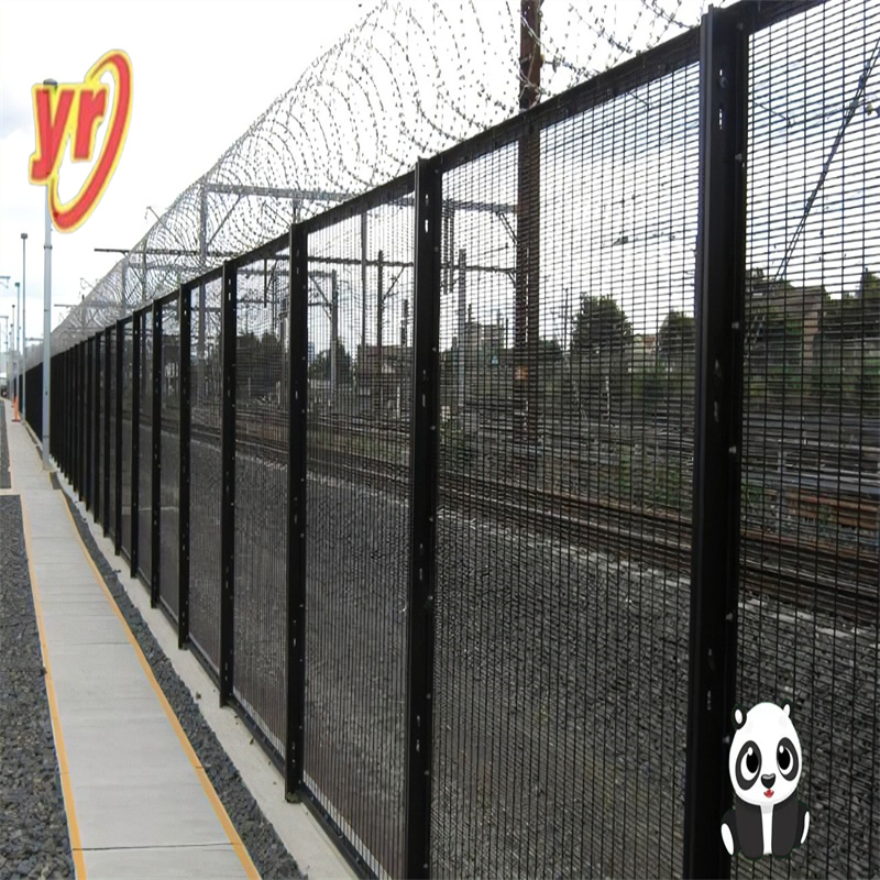 Best Fencing Ability 358 Welded Airport Fence with Razor Strengthen.