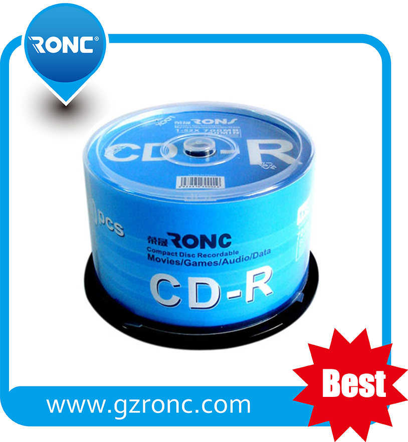 Чистые CD-R диски 700MB, 52x, в торт-боксе