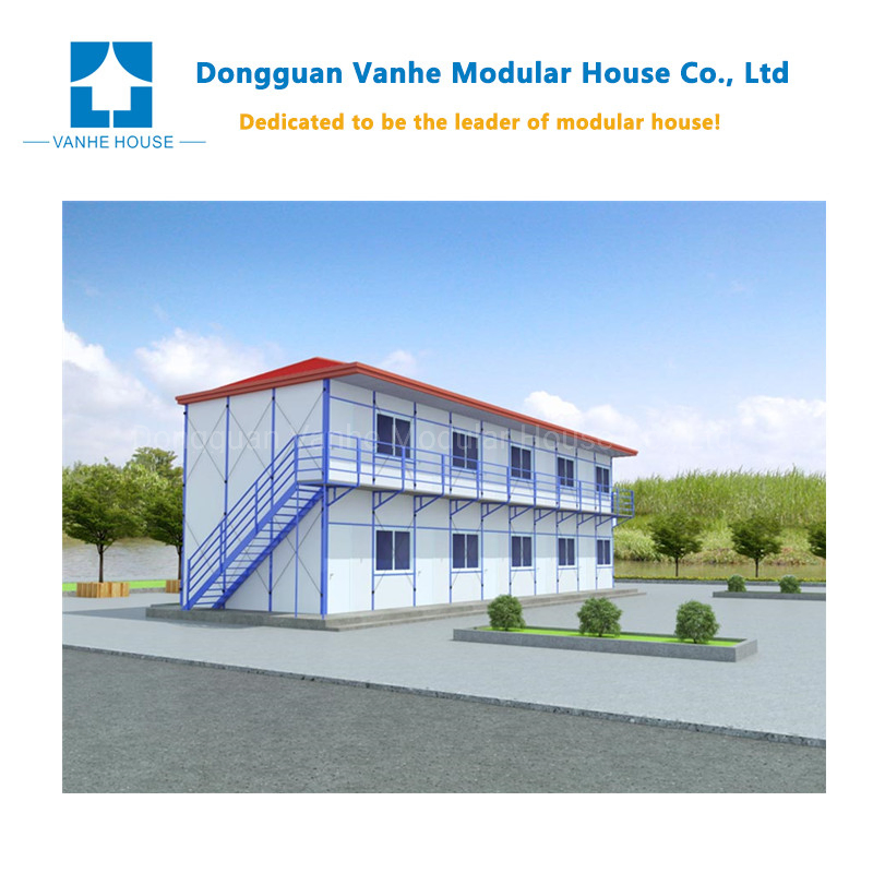 Modern Design Customized Steel Frame Panited Color Prefabricated House