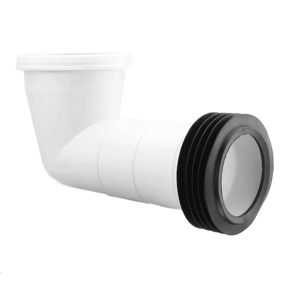 Drainage Pipe Hot Sale White Car Body, with Black Pipe Toilet Accessories
